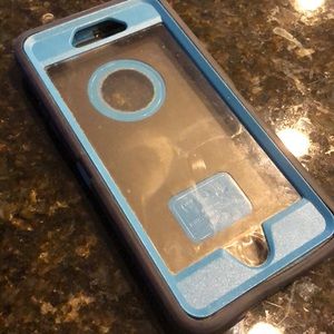 Blue otter box defender case